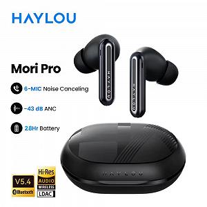 Наушники HAYLOU Mori Pro Black Hi-Res LDAC Adaptive Hybrid ANC - Фото 1