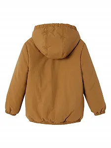 Зимова куртка для хлопчиків Vertbaudet з капюшоном та підкладкою зі штучного хутра, з переробленого поліестеру synthetic.ua - Фото 1