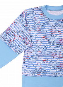 Лонгслив Фламінго 134-140 Голубой (SN-702-222-Lblue) synthetic.ua - Фото 1