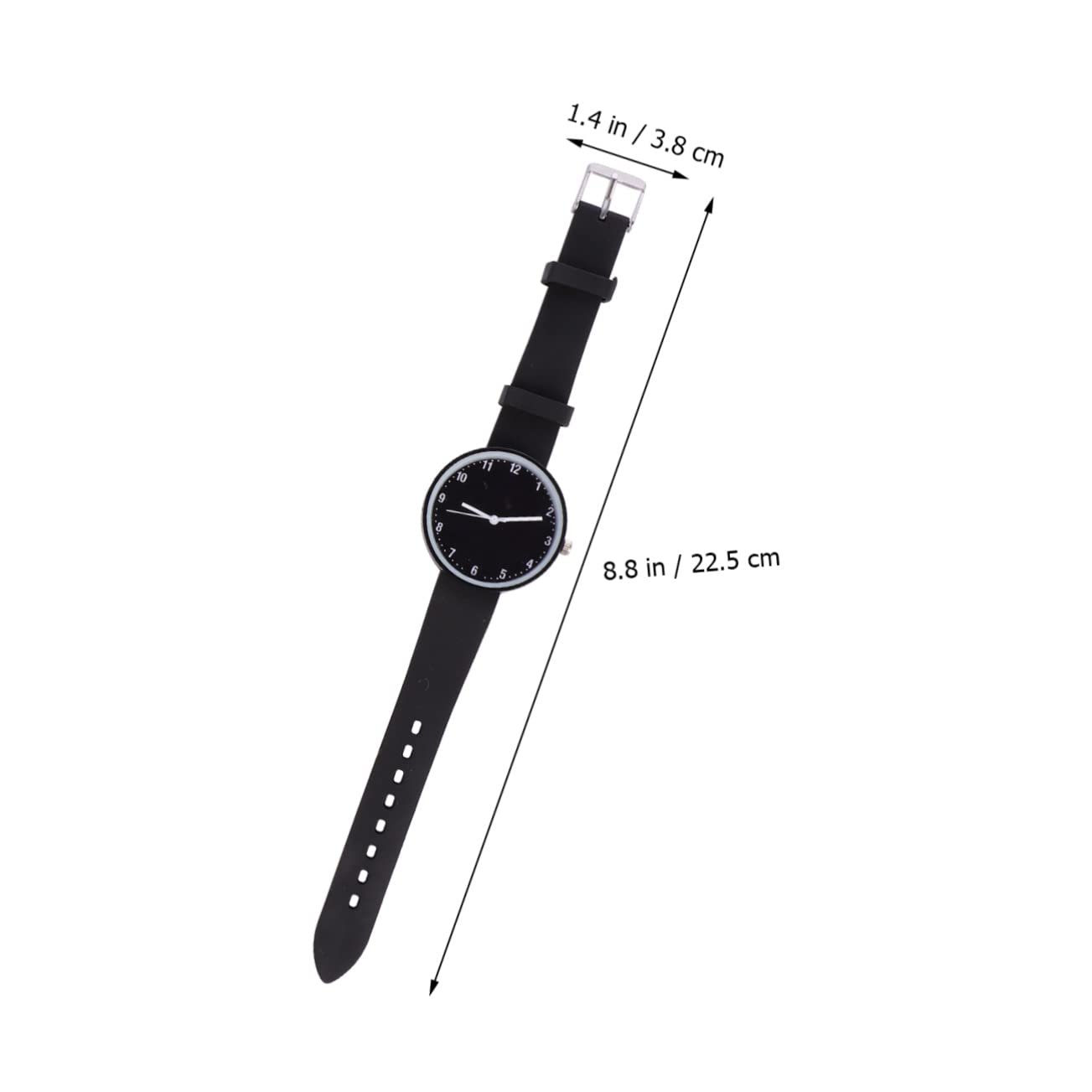 Годинник для дівчат Healvian однотонний Білий та Чорний, фото №9