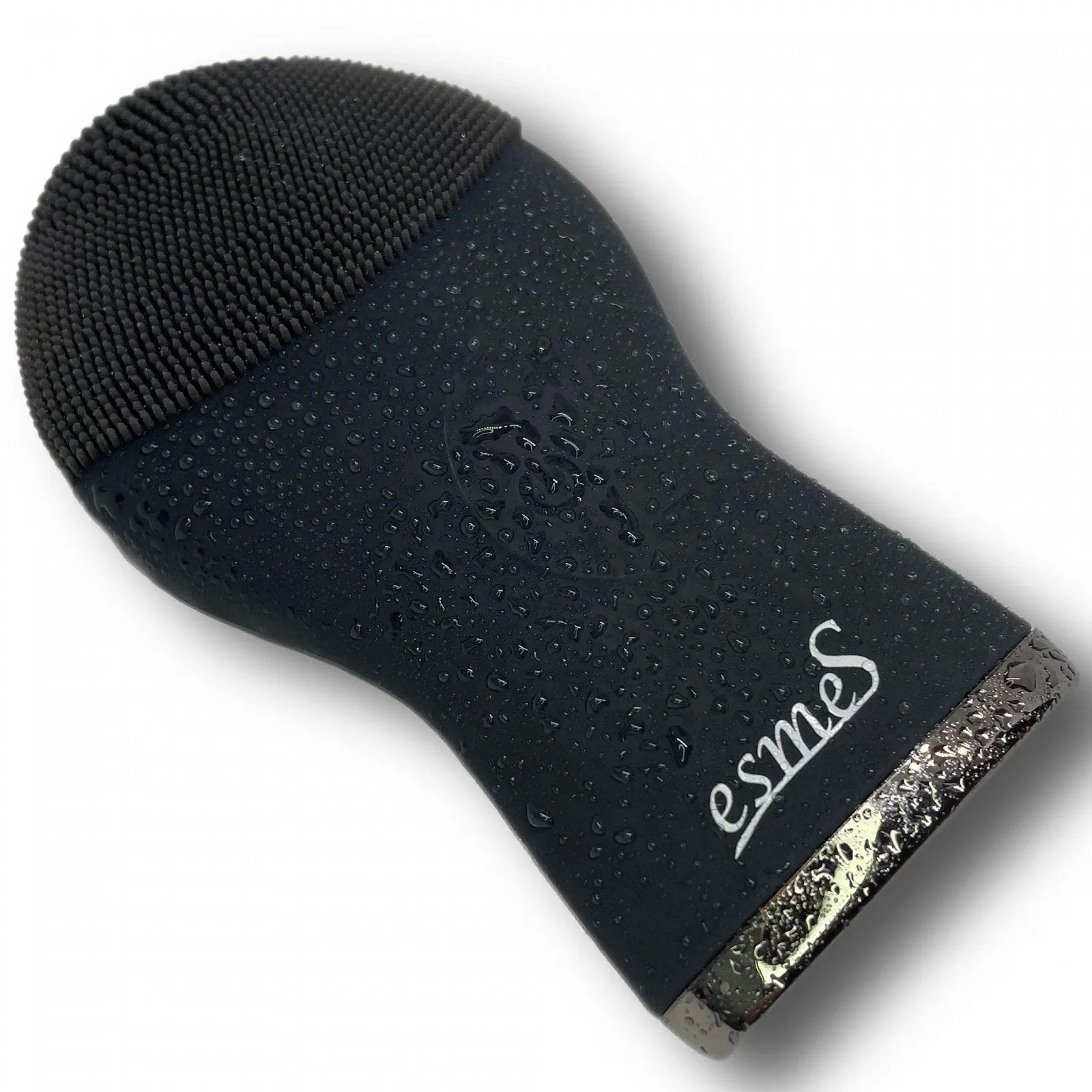 Щітка для очищення обличчя esmeS Силіконова гігієнічна водонепроникна Матовий чорний, фото №2