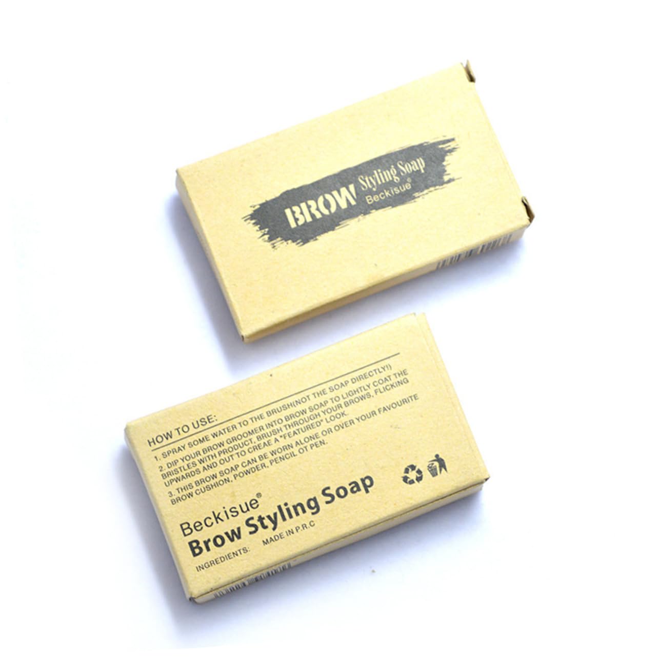 Набор Minkissy 3 шт Воск для бровей Крем Мыло Бальзам Гель, фото №7