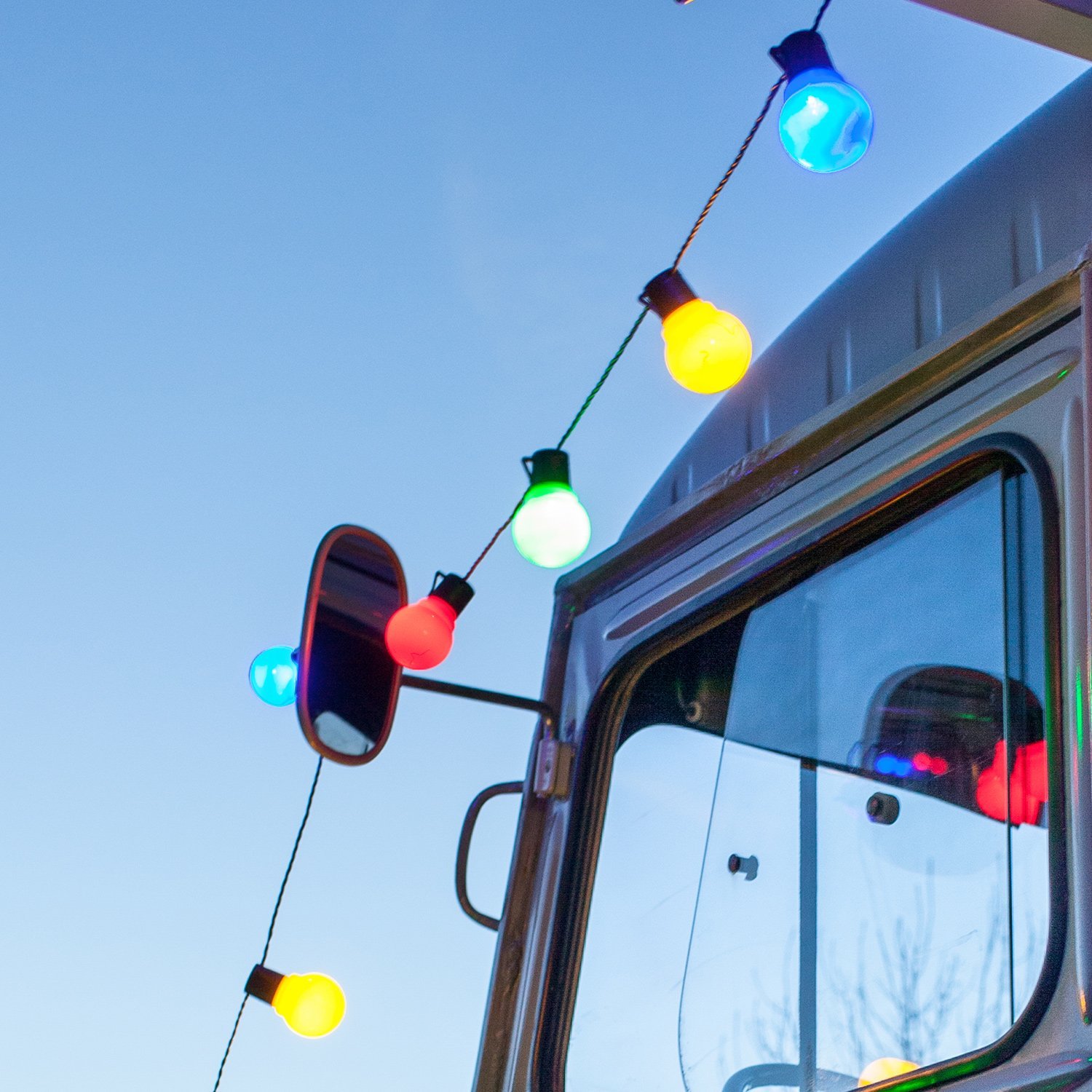 Світлодіодна гірлянда для вечірок 30 LED, різнобарвна, для приміщень та вулиці, фото №1