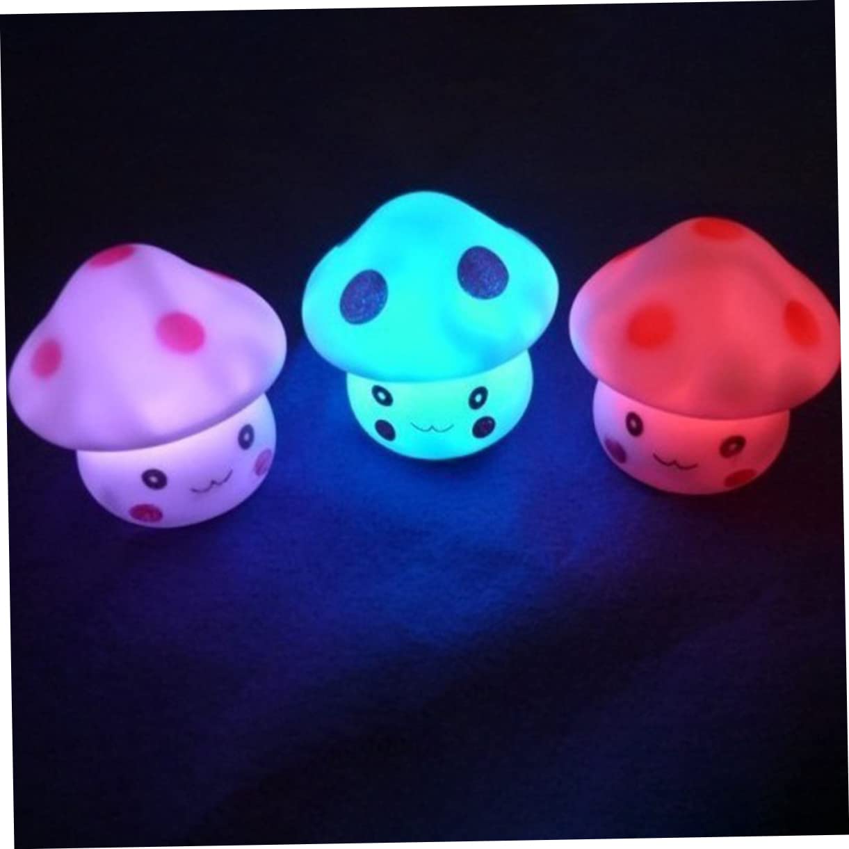 Настільна лампа Milisten Грибна Нічна LED 10 шт для дитячої, фото №3
