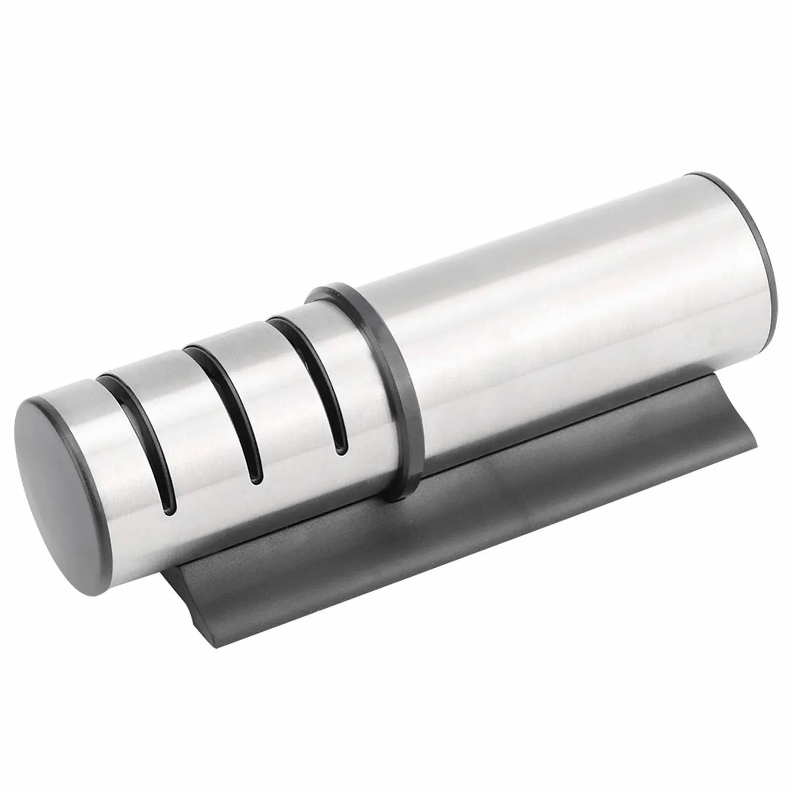 Точилка для ножів ручна 3-ступінчаста з нержавіючої сталі з протиковзкою основою, фото №9