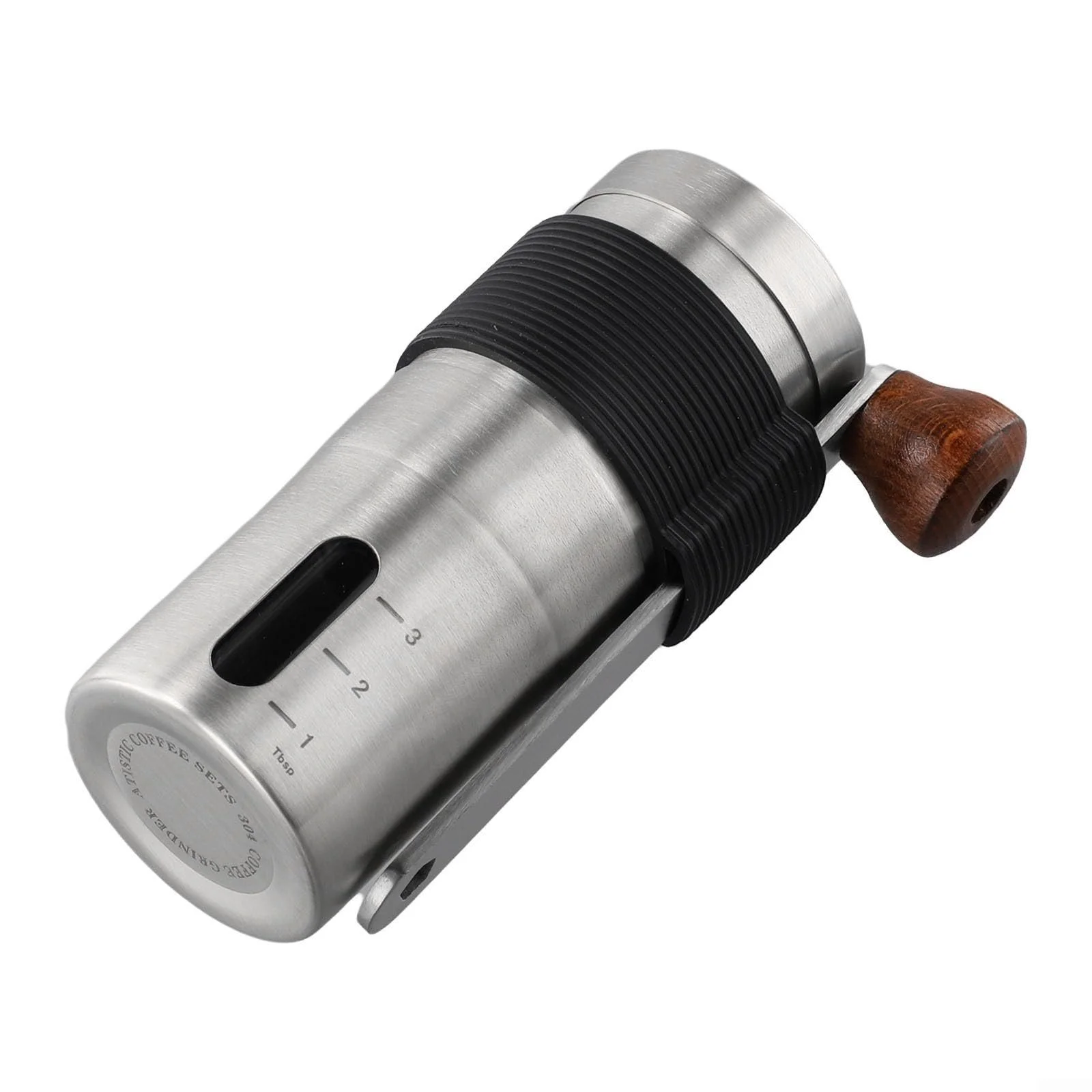 Ручная Кофемолка с Регулировкой Степени Помола, Портативная, из Нержавеющей Стали, фото №8