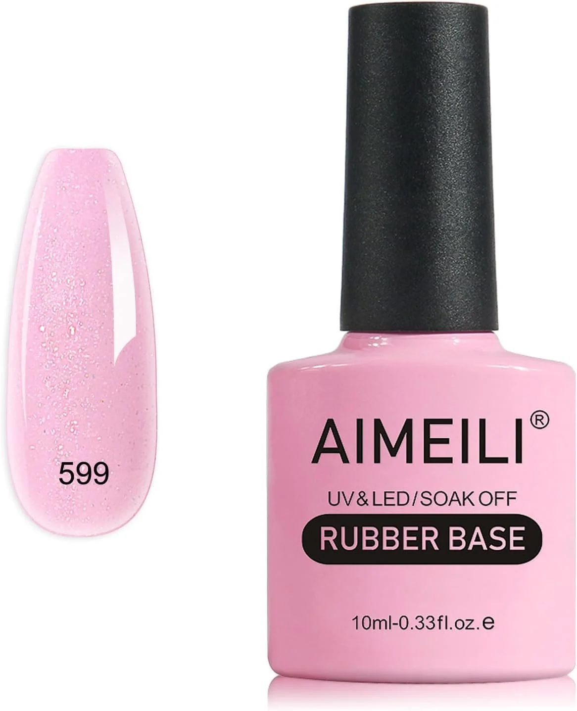 Базовий Гель для нігтів AIMEILI Rubber Основа для гель-лаку UV LED 10 мл (599), фото №1