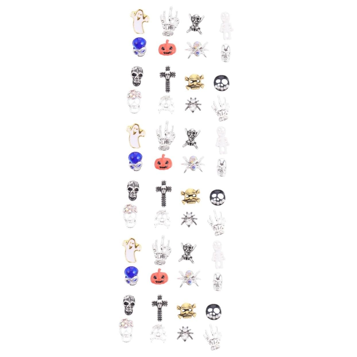 Наклейки для нігтів MAGICLULU Хелловін 3 набори, фото №1