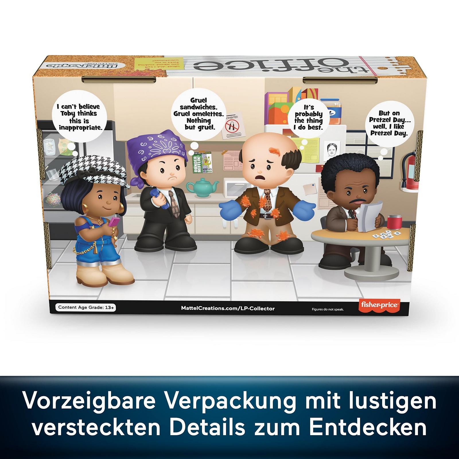 Набор фигурок Little People Collector Офис Лучшие моменты, специальное издание, 4 фигурки, HVG56, фото №4