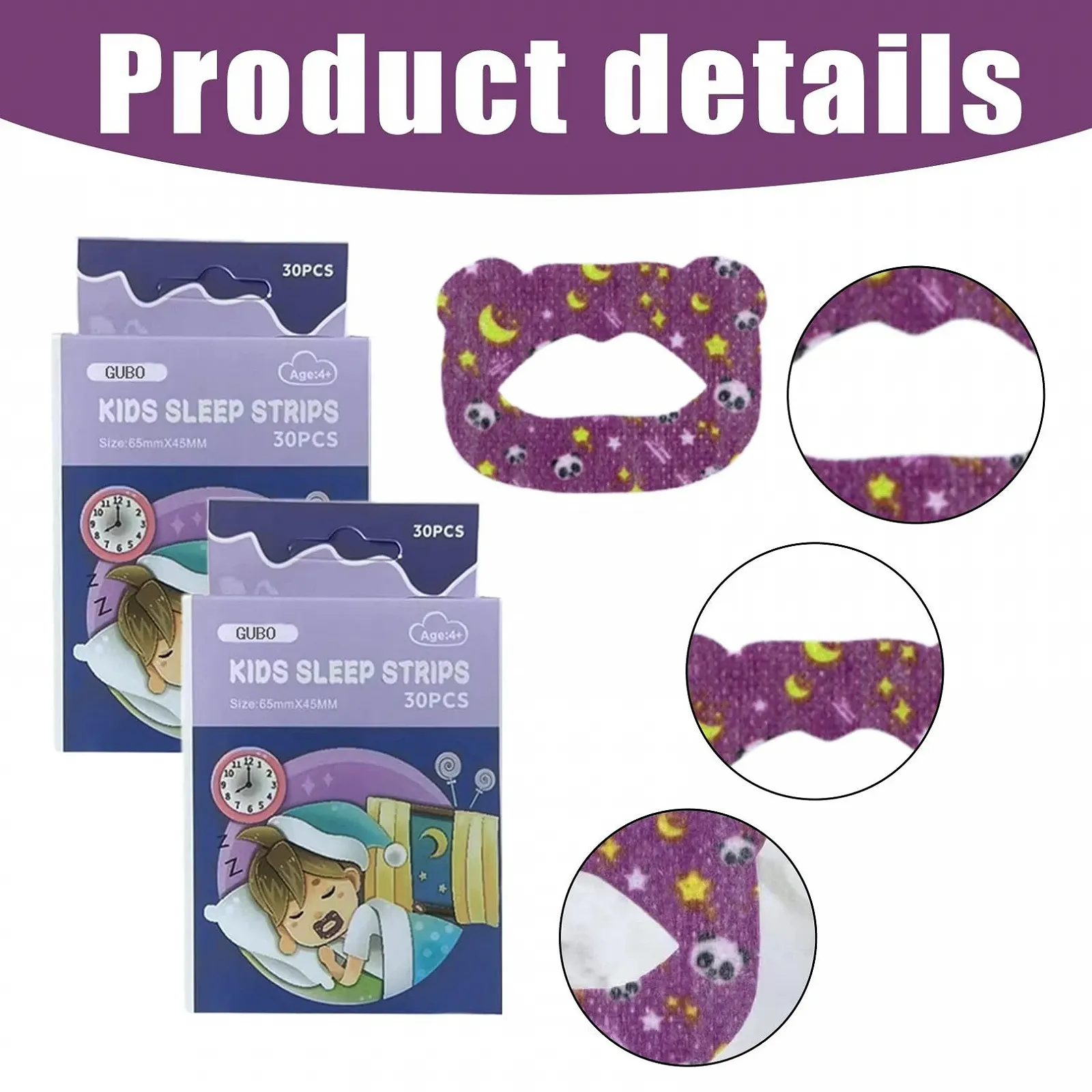 Пластирі для сну на рот (60 шт.), фото №3