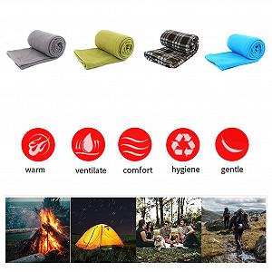 Мешок спальный iFutniew Camping для взрослых, 183 x 83 см, зеленый synthetic.ua - Фото 1