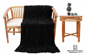 Покривало Betz Romania, чорна, тепла Покривало для дивану, 140 x 190 см, пухнаста Покривало для дивану synthetic.ua - Фото 1