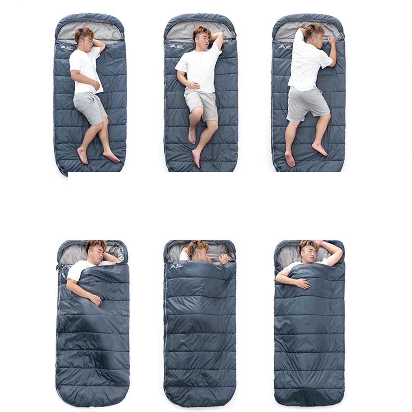 Спальний мішок MYVVKIA Widen Ultraleicht Baumwolle Winter Leichte wasserdichte Outdoor Camping, фото №5