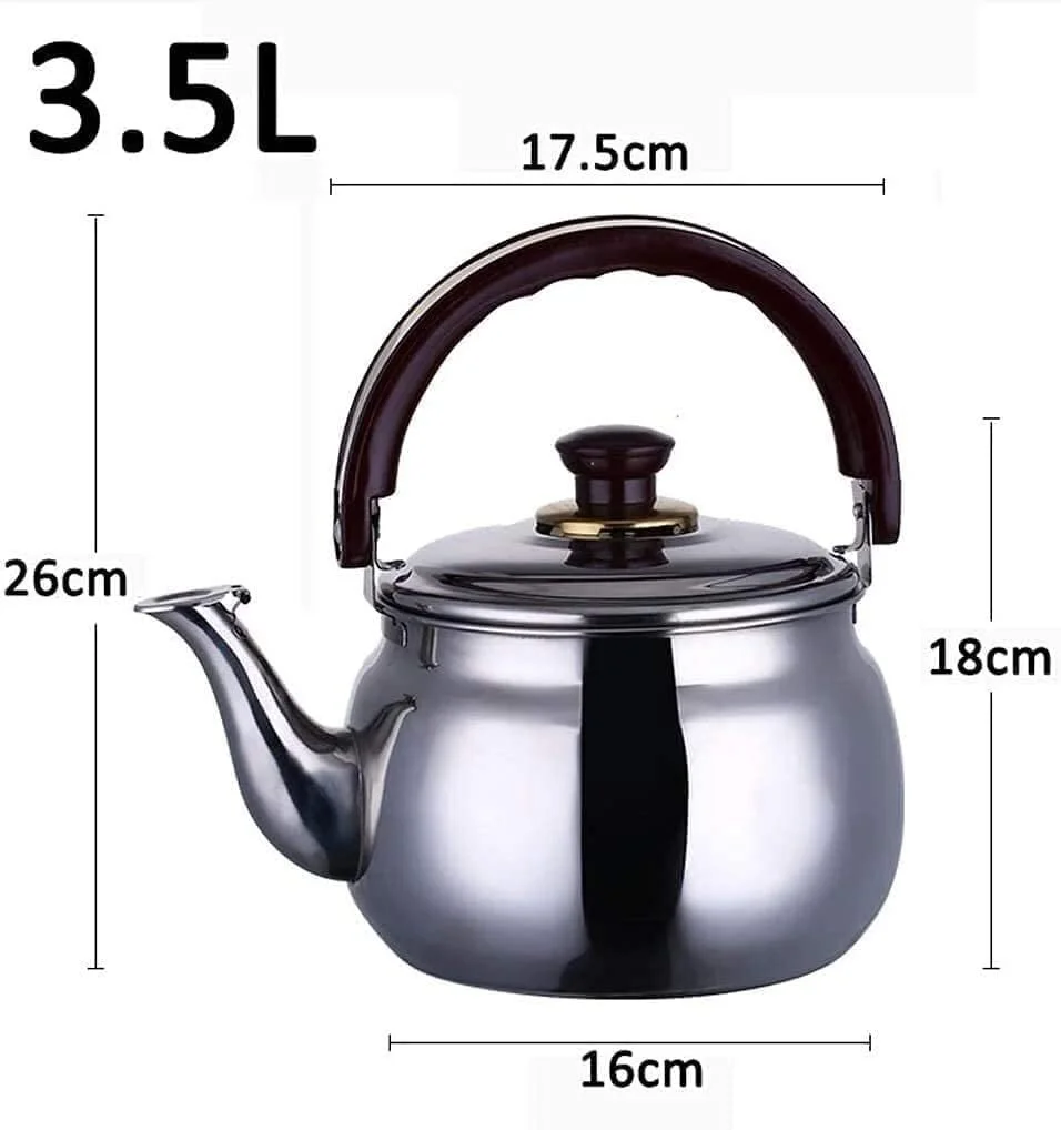 Чайник з свистком для плити Індукційна плита Газ, фото №6
