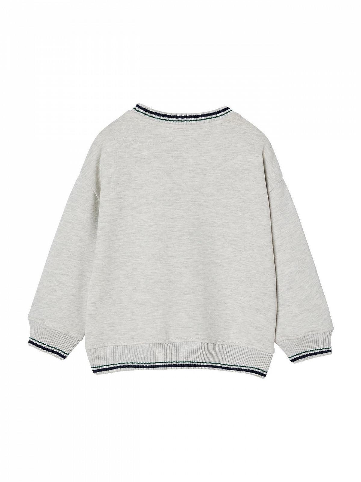 Толстовка Vertbaudet з принтом тенісу для хлопчиків, перероблений поліестер, фото №2