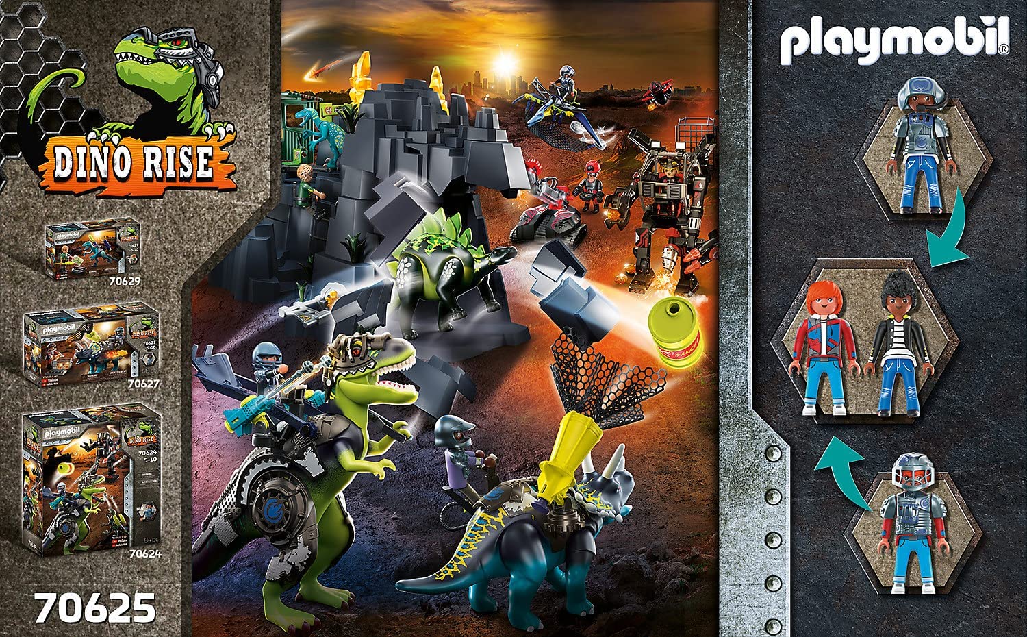 Игровой набор Playmobil Dino Rise Spinosaurus 70625 Двойная сила защиты, фото №4