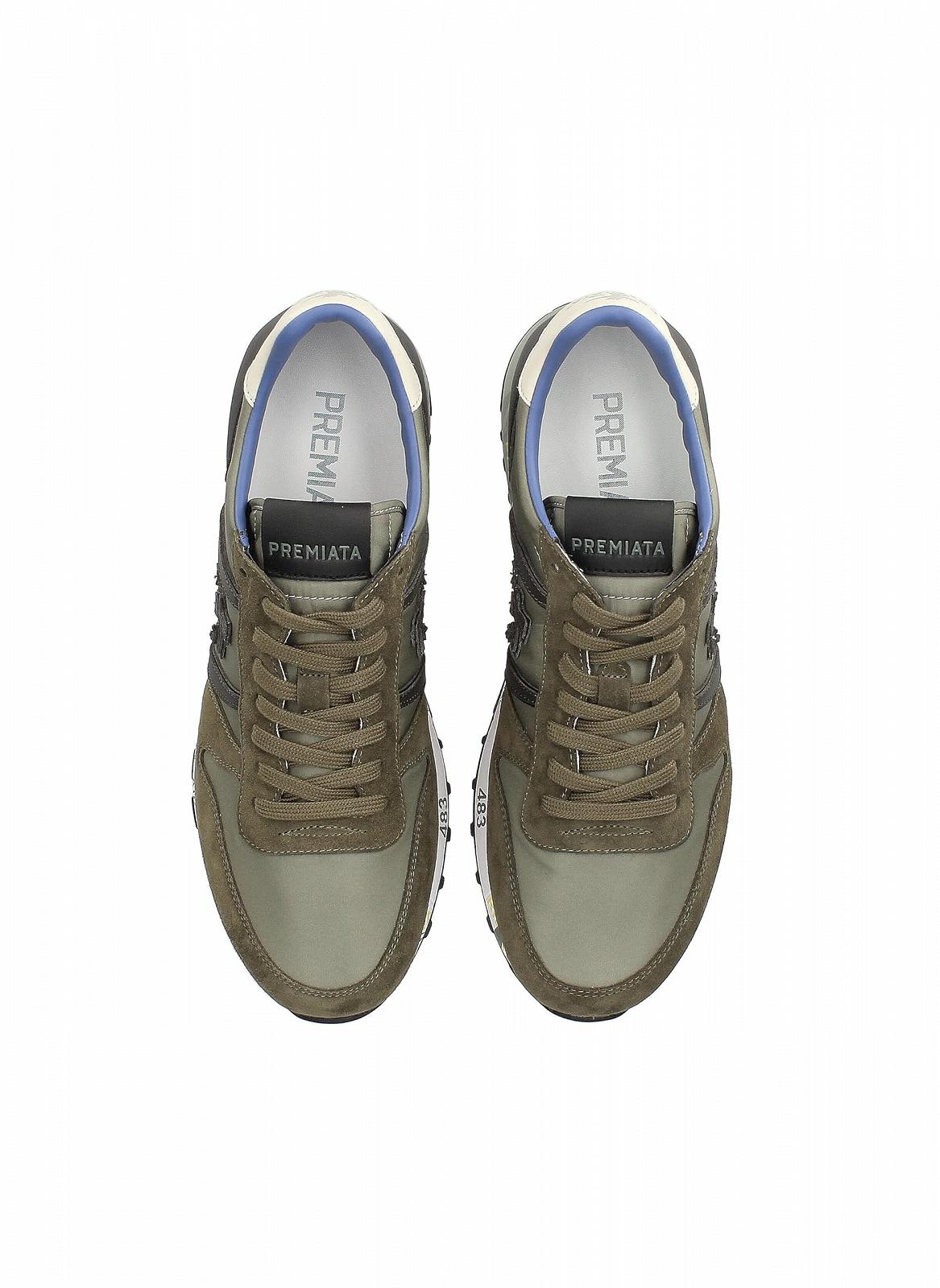 Кросівки PREMIATA Eric 7097 Комбіновані Матеріали Зелений, фото №3