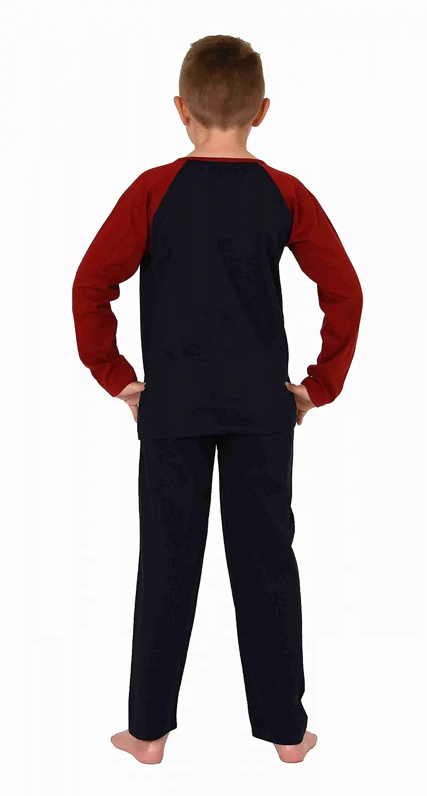 Піжама Normann З довгими рукавами для хлопчиків з крутим баскетбольним мотивом, фото №3