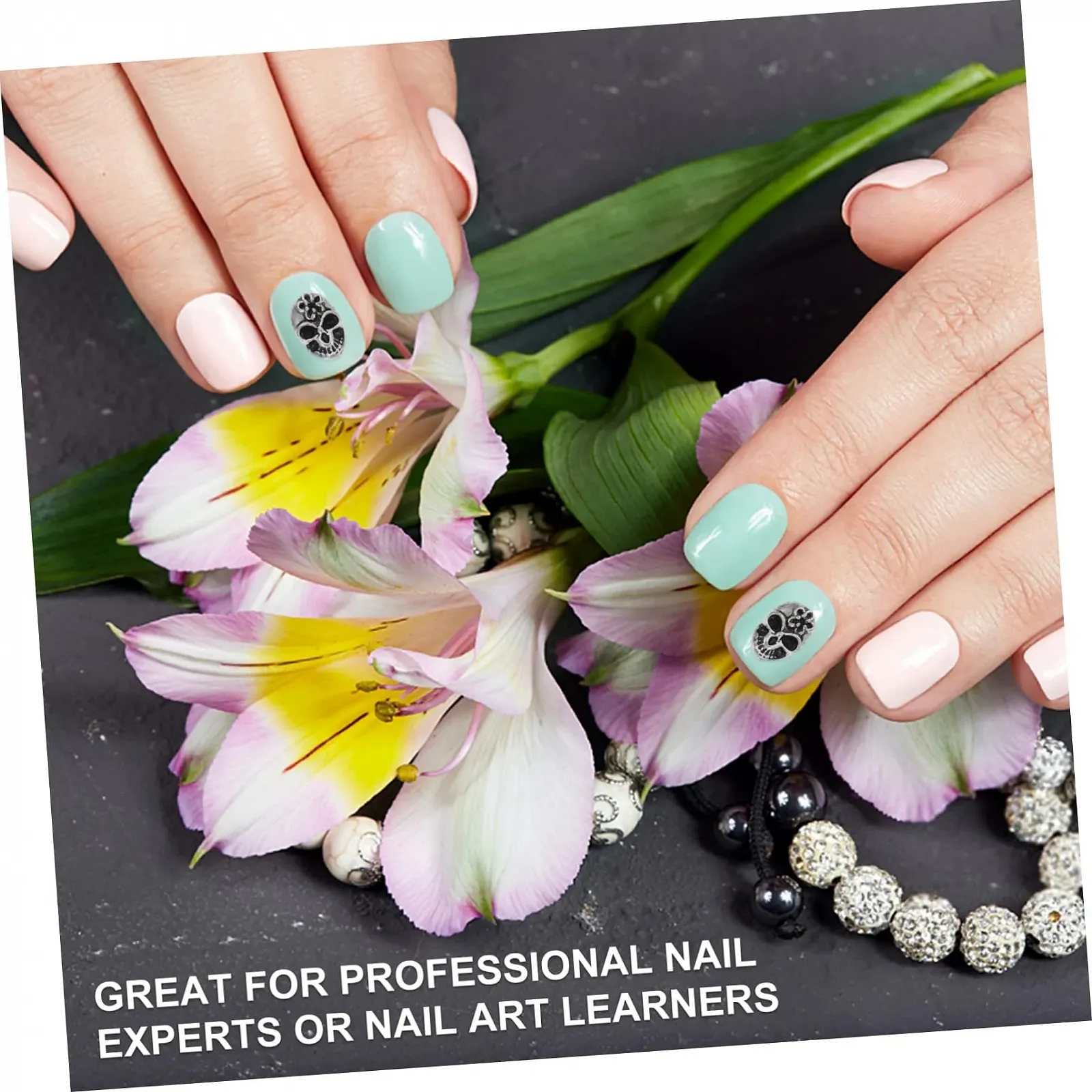 Хелловін FOMIYES 54шт, вінтажна біжутерія, хрест, підвіски, манікюр, гарбуз, сплав, кристал, 3D, фото №4