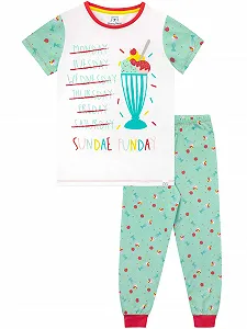 Пижама Harry Bear Мороженое-Сандэ для девочек - Фото 1
