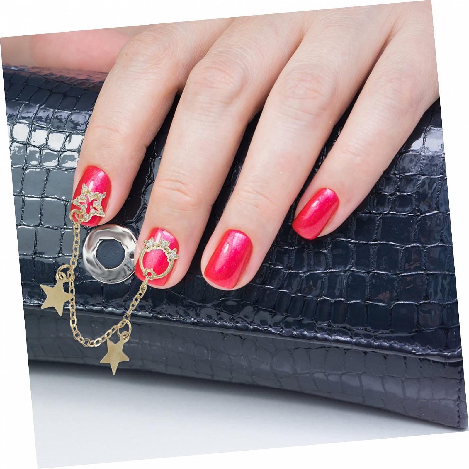 Цепочка для ногтей Beavorty 3 шт. Декор для маникюра, фото №7