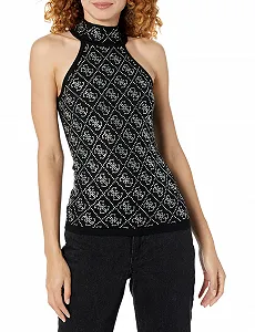 Майка GUESS Celeste Quattro Без рукавів Чорний, S - Фото 1