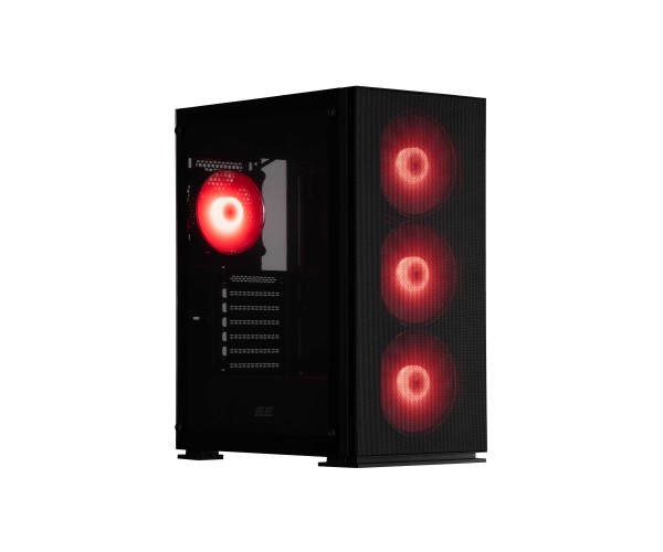 2E Gaming Корпус Virtus Neo G3301N без БЖ 2xUSB3.0, 1xUSB2.0, 3x140мм ARGB 1x120мм VGA 340мм LCS ready контролер з пультом TG Side Panel ATX чорний, фото №1