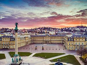 Пазл CALVENDO New Castle Stuttgart with Castle Square 1000 деталей 64 x 48 см synthetic.ua - Фото 1