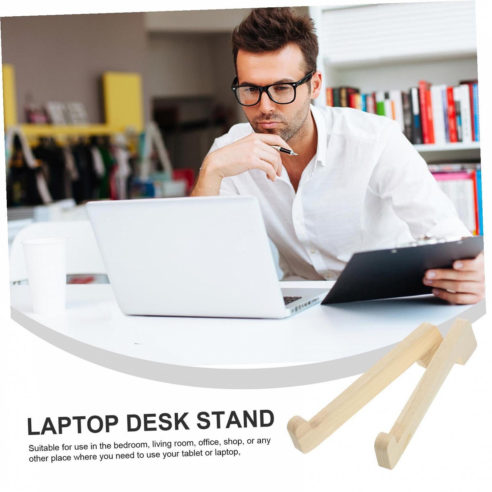 Подставка для ноутбука деревянная Gatuida, 2 шт., фото №4 Подставка для ноутбука деревянная Gatuida, 2 шт., фото №4