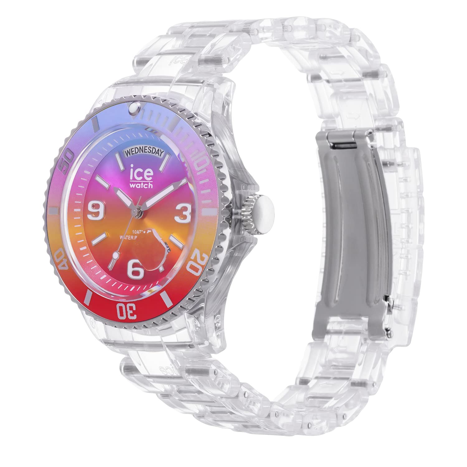 Годинник ICE-WATCH Ice Clear Sunset Multicoloured Жіночий з Пластиковим Ремінцем, фото №2
