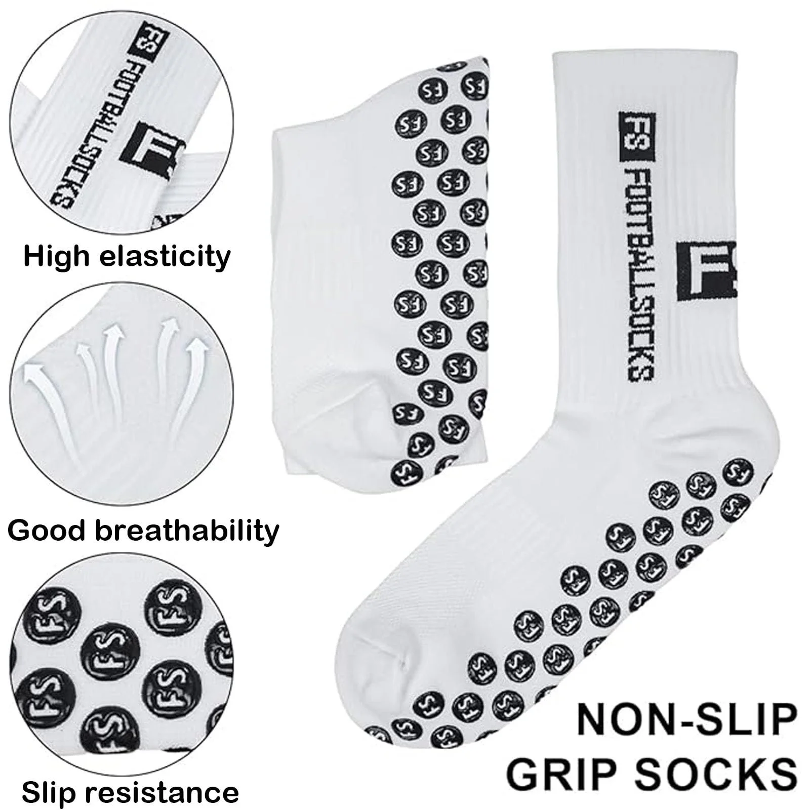 Футбольные носки Универсальные 6 пар 38-45, фото №4