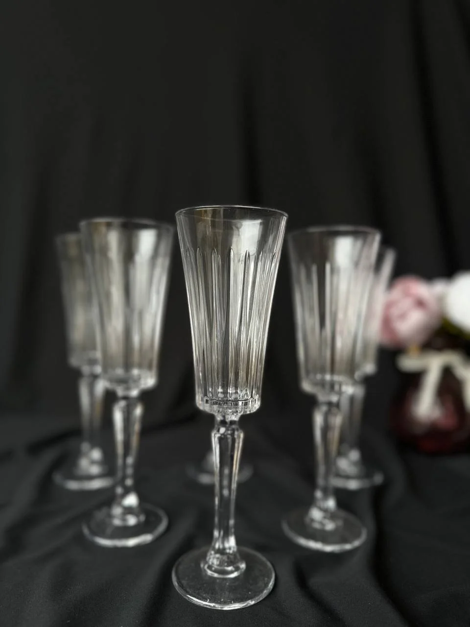 Бокали для шампанского 6 шт, фото №1