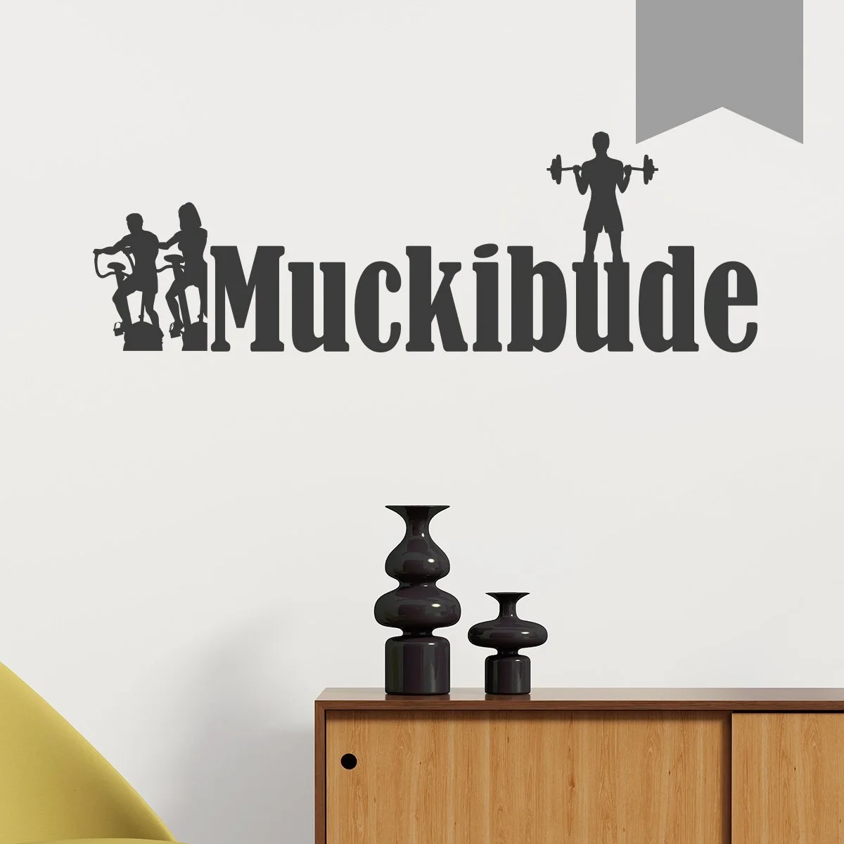 Наклейка на стену Mucki Bude 50 x 16 см 33 цвета 5 размеров, фото №1