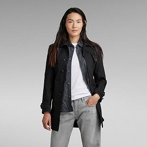 Купить Женская куртка G‑Star RAW Minor Trench Dark Black - S - Фото 1 Женская куртка G‑Star RAW Minor Trench Dark Black - S - Фото 1