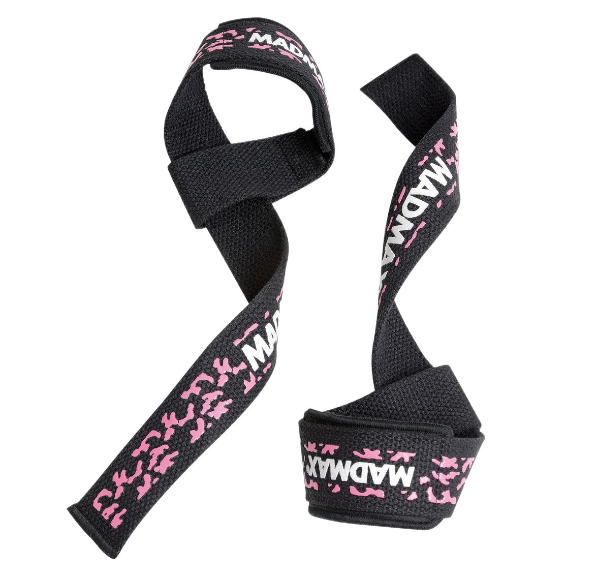 Лямки для тяги MadMax Camo Power Wrist Straps Camo/Pink, фото №1 Лямки для тяги MadMax Camo Power Wrist Straps Camo/Pink, фото №1