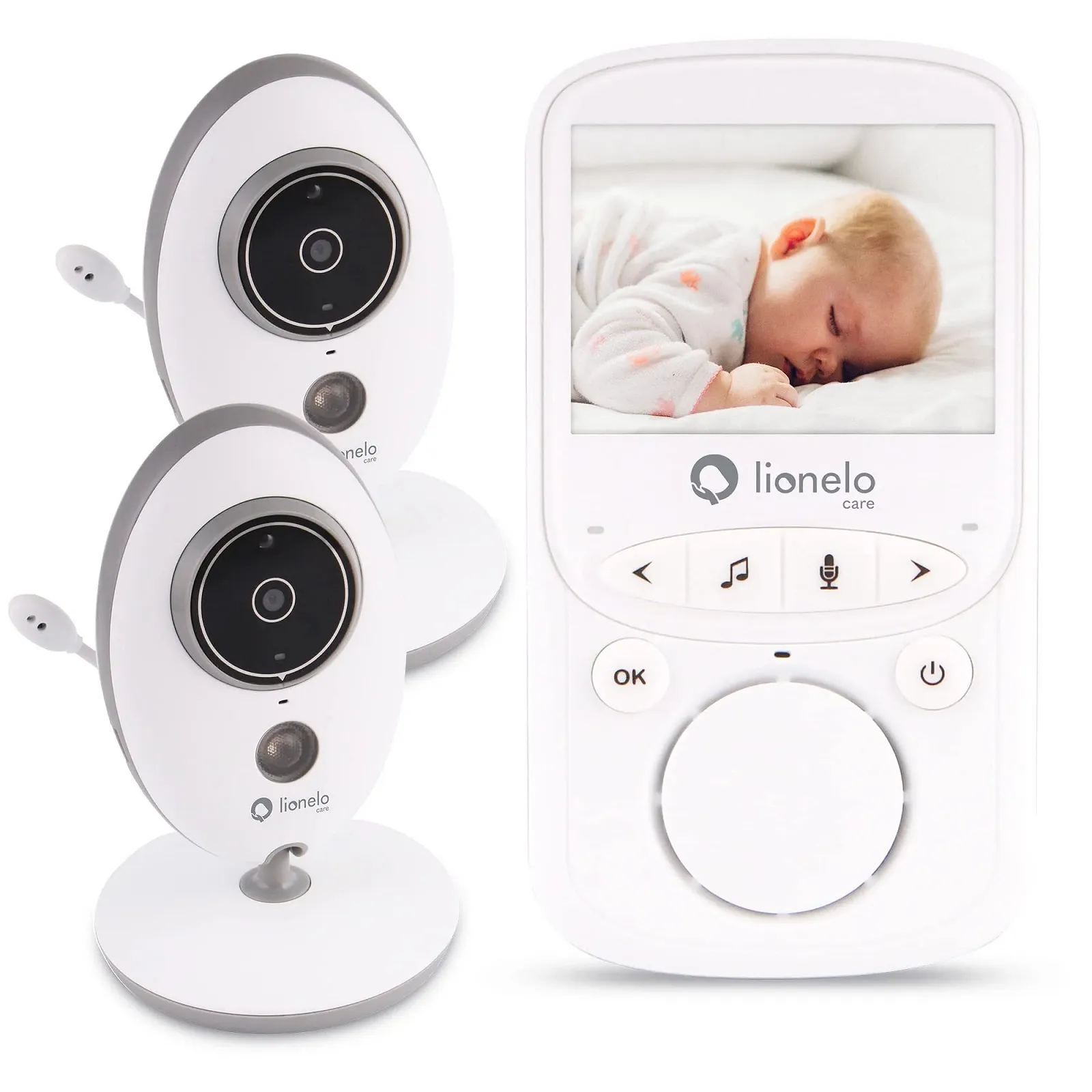 Відеоняня Lionelo Babyline 5.1 300 м 2 Cameras Night Mode VOX, фото №1 Відеоняня Lionelo Babyline 5.1 300 м 2 Cameras Night Mode VOX, фото №1