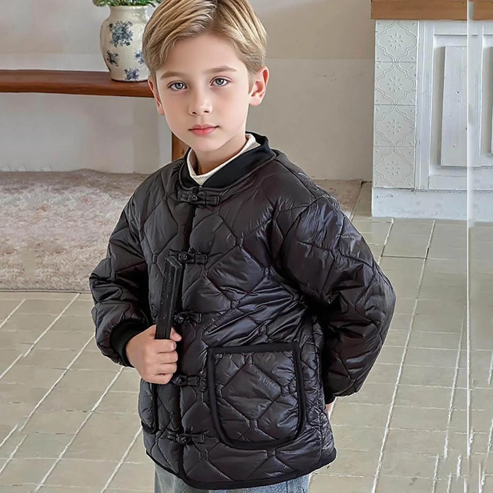 Куртка стьобана SYDUZAX для дівчат, фото №6