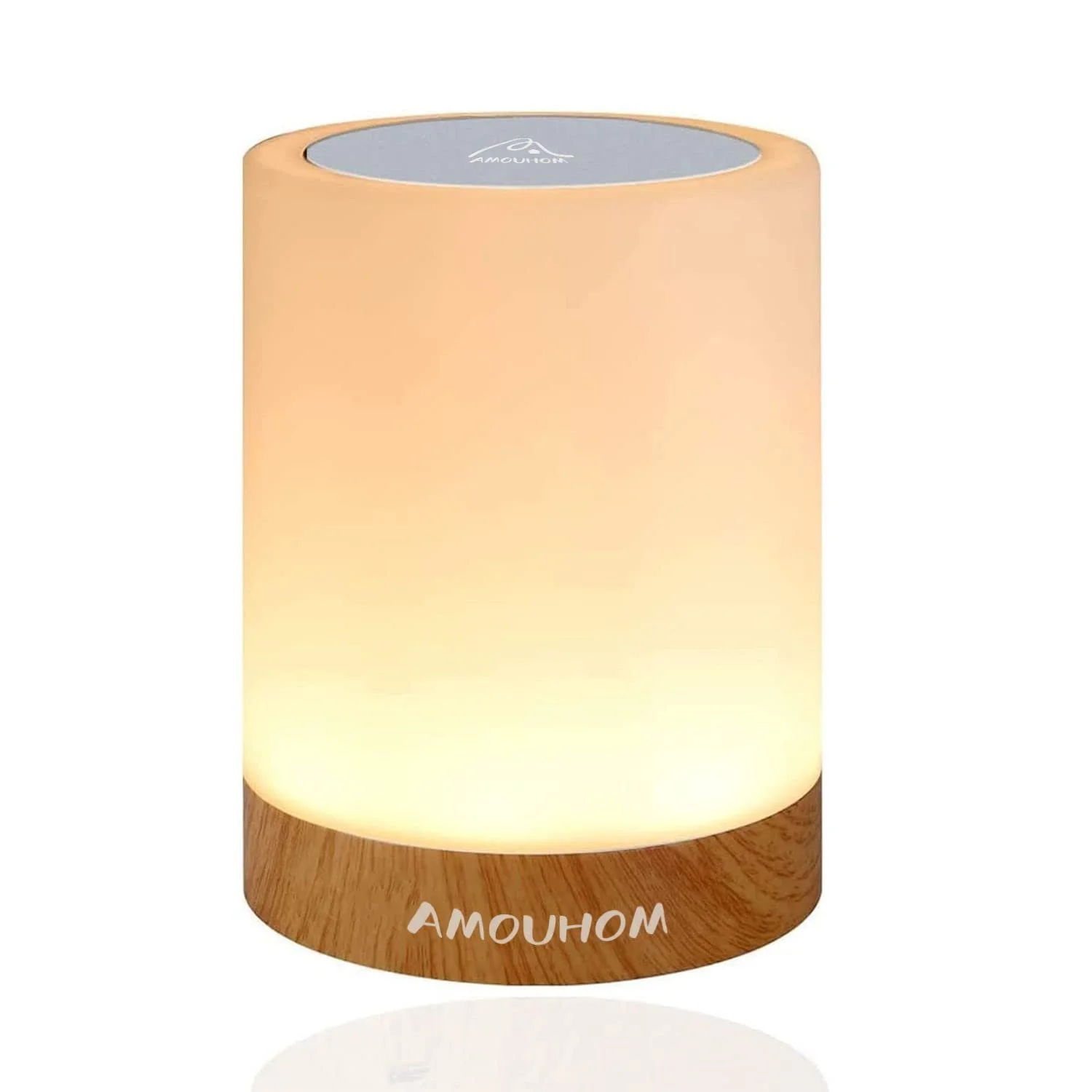 Настільна лампа Amouhom Сенсорна Нічник 5000-6500 K Регульована RGB, фото №1