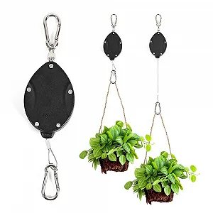 Подвесной крючок с роликом Bamworld Выдвижной для корзин и горшков - Фото 1