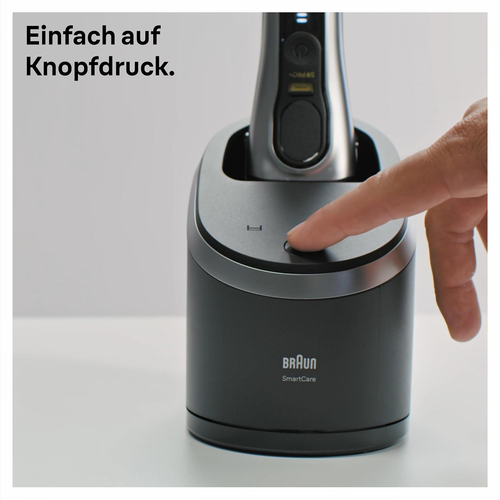 Набор Бритвенная головка Braun Series 9 Pro 94M и Чистящие картриджи 8 шт. Хром, фото №7 Набор Бритвенная головка Braun Series 9 Pro 94M и Чистящие картриджи 8 шт. Хром, фото №7