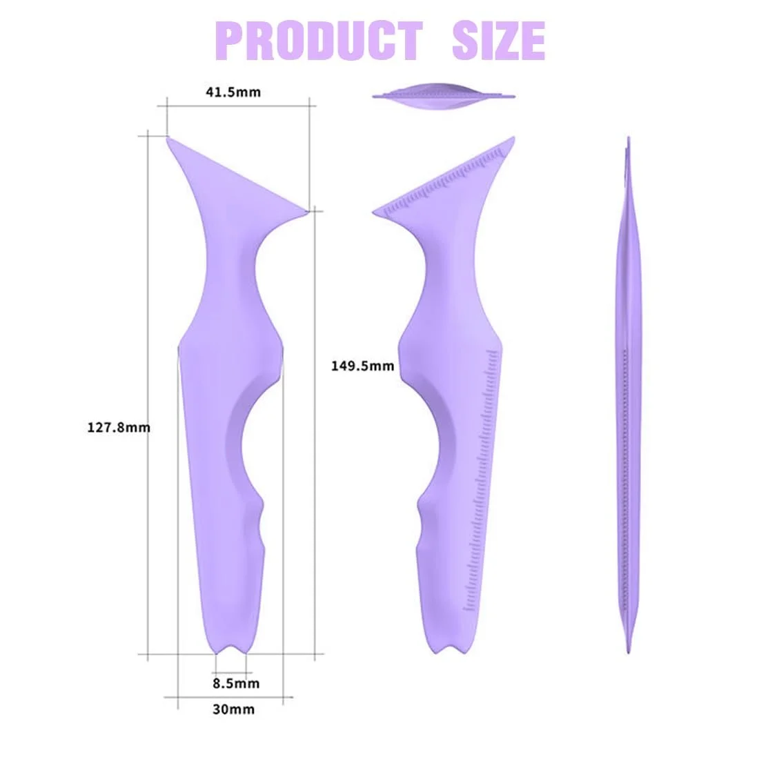 Шаблони OSUWLSI Eyeliner Aid Силіконові Многофункціональні, фото №6