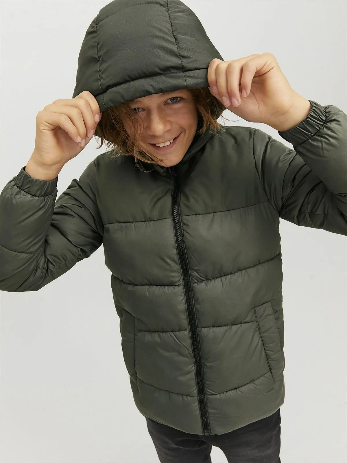 Куртка JACK & JONES Jungen Jjchili Puffer Hood Jnr, фото №7