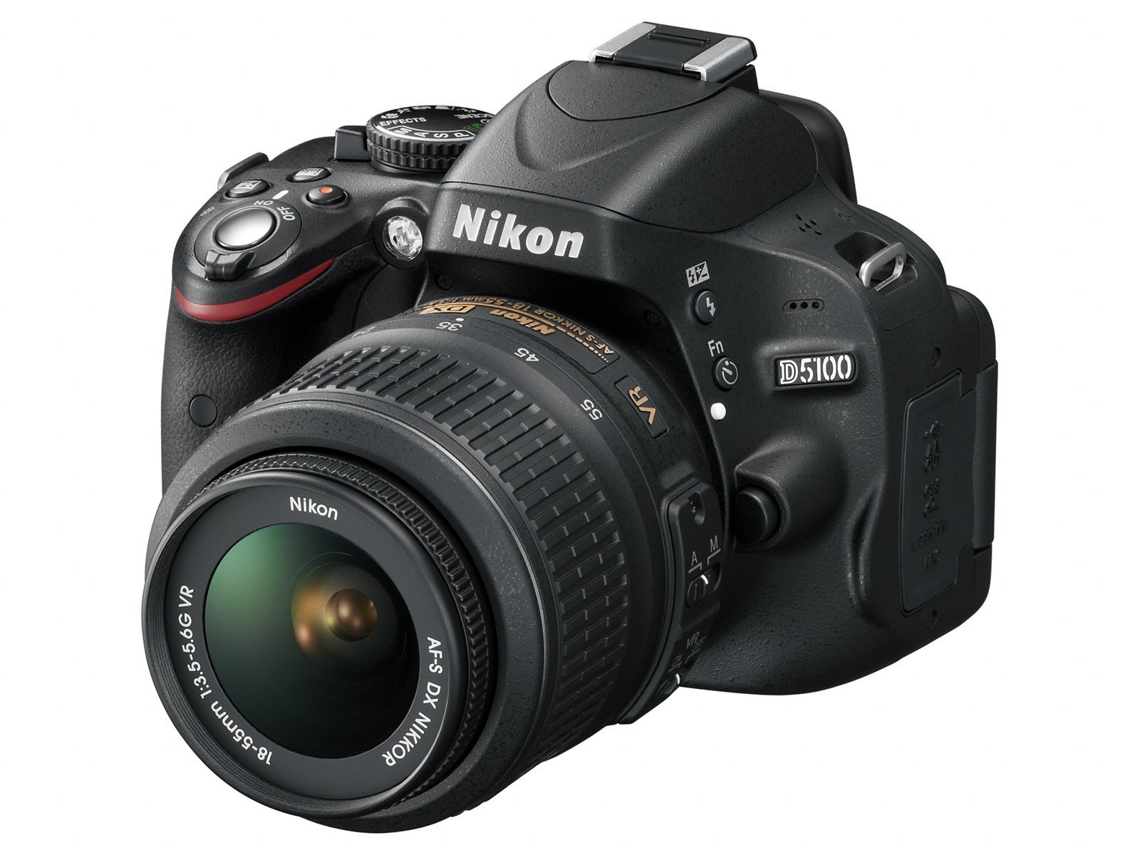Цифровая зеркальная камера Nikon D5100 с объективом 18-55 мм VR (16,2 Мп) 3-дюймовый ЖК-дисплей, фото №3