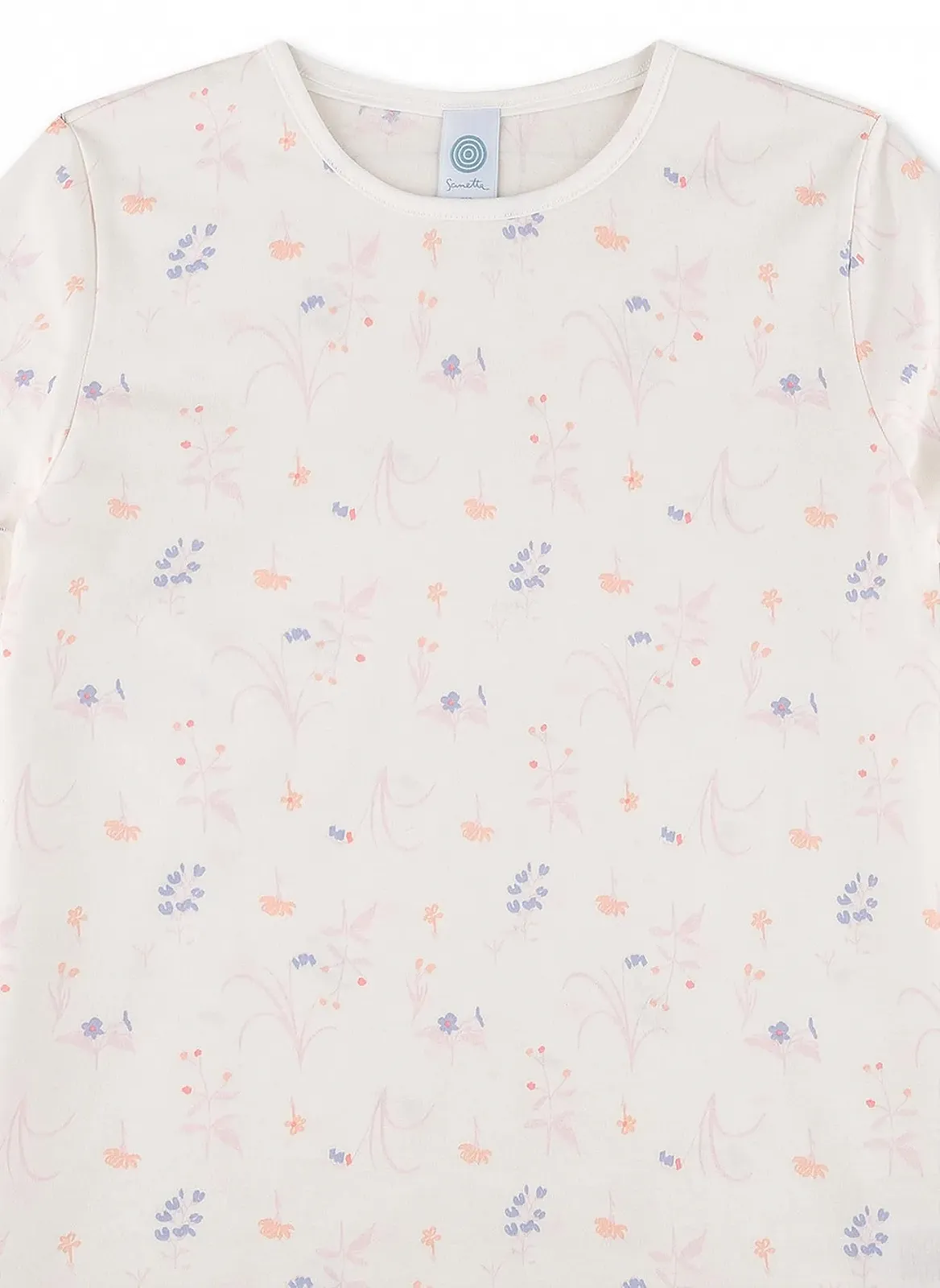 Пижама Sanetta для девочек короткая Off-White, фото №3 Пижама Sanetta для девочек короткая Off-White, фото №3