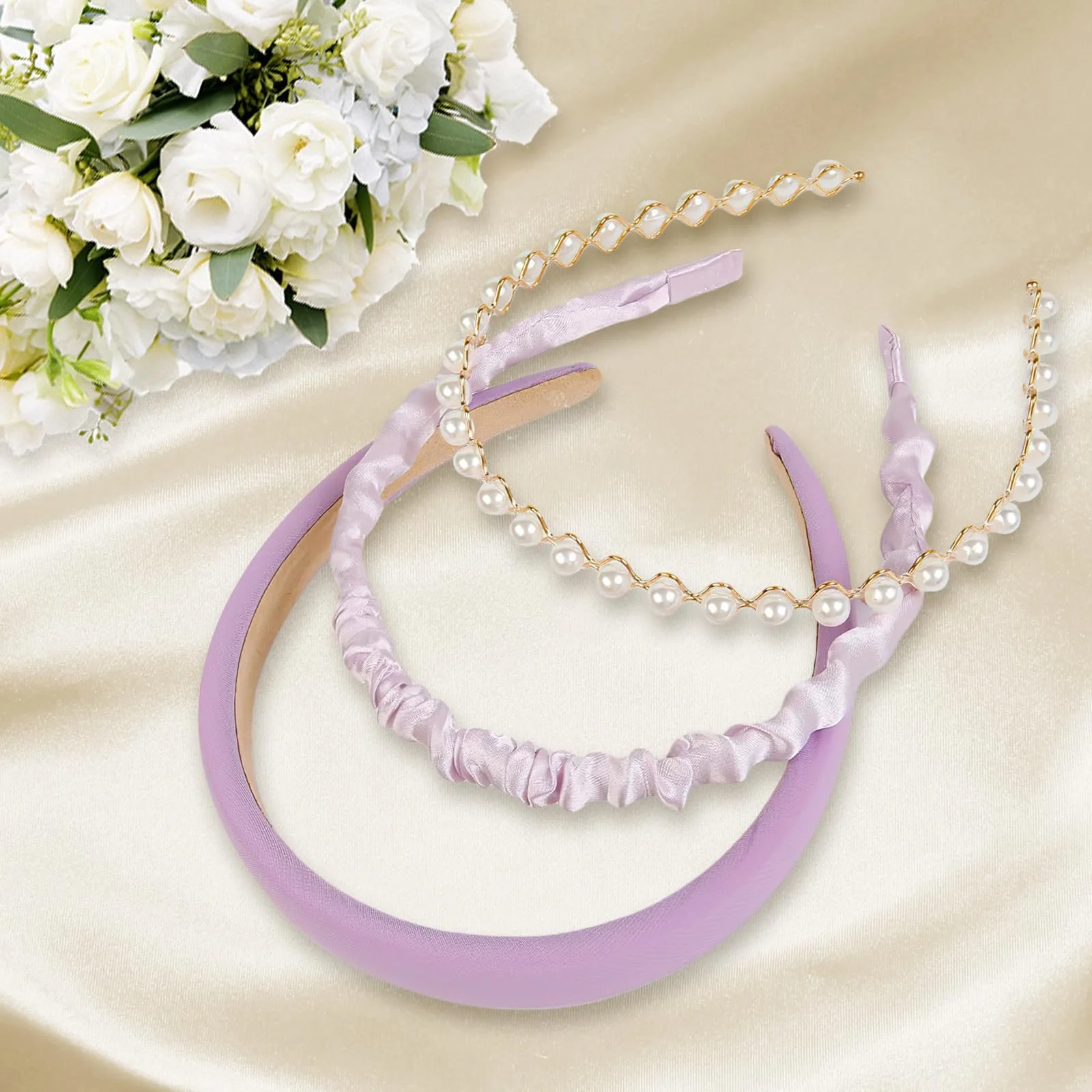 Набір обручів на голову для дівчат (3 шт.), фото №4