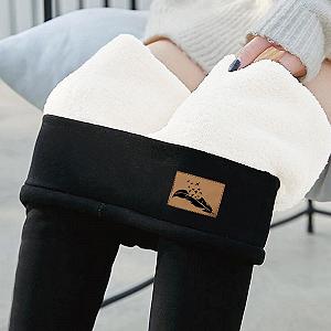 Легінси Kwatieh Nur Die Warm Transparent Inner Fleece XS S Прозорі колготки з флісом Для жінок, Легінси з високою талією, Термобілизна на флісі Для жінок, на підкладці synthetic.ua - Фото 1