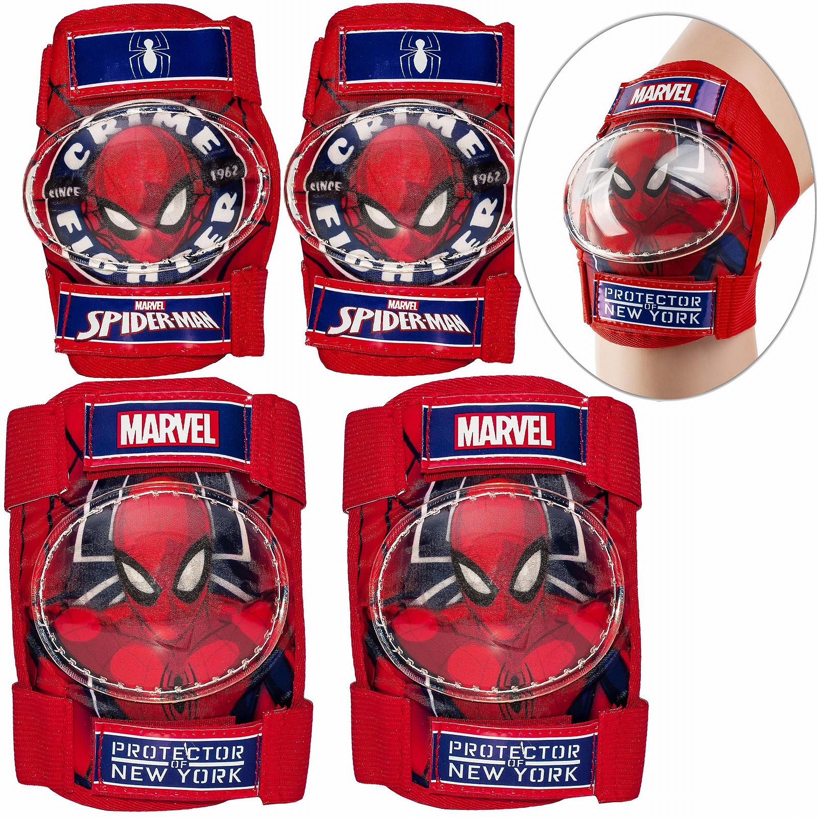 Комплект защиты Spyderman, детский шлем / велосипедный шлем, размер 52-56, фото №5