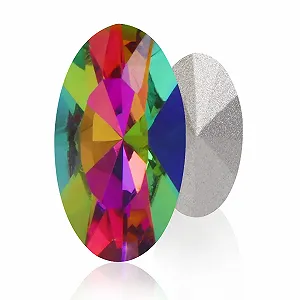 Стрази Скло 3D Блискучі Колірні Прямокутні, 72 шт - Фото 1