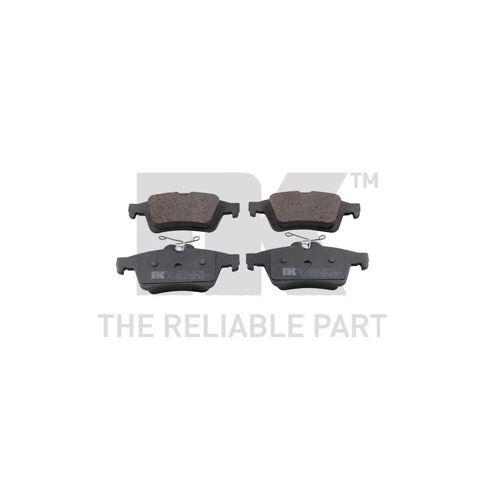 Комплект тормозных колодок, дисковый тормоз NK 222584 для FORD VOLVO задний мост, фото №1 Комплект тормозных колодок, дисковый тормоз NK 222584 для FORD VOLVO задний мост, фото №1