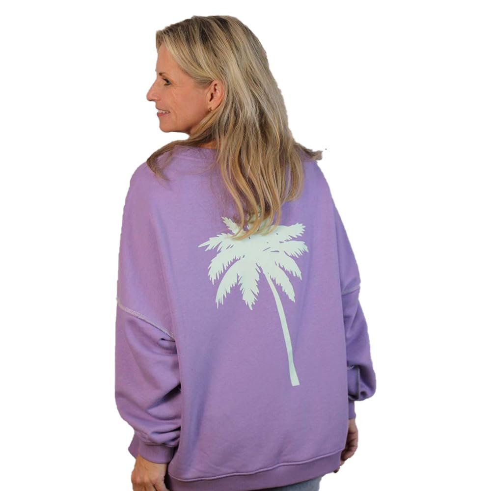 Женская Толстовка Miss Goodlife Palm Smile MG11458 Фиолетовый, фото №2